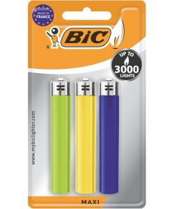3 Accendini Maxi Bic