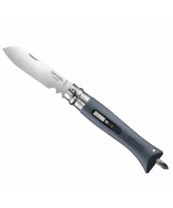 Coltello Virobloc Inox N. 9 Brico Grigio    Opinel