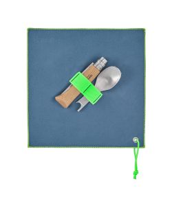 Opinel Set Picnic Coltello Manico Faggio Inserti Forchetta, Cucchiaio