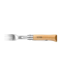 Opinel Set Picnic Coltello Manico Faggio Inserti Forchetta, Cucchiaio