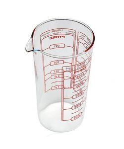 Caraffa Graduata Stretta              L 0,50 Pyrex