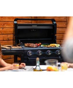 Campingaz 4 Series BBQ Onyx S Dualgas - Barbecue a gas nero 4 bruciatori 135 cm