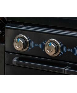 Campingaz 4 Series BBQ Onyx S Dualgas - Barbecue a gas nero 4 bruciatori 135 cm