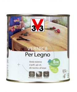 Vernice Per Legno 500 ml Incolore Brillante