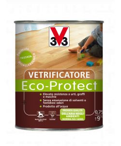 Vetrificatore Parquet 750 ml Satinato Incolore Eco Protect