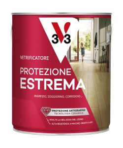 V33 Vetrificatore Parquet 2,5 lt Incolore Brillante Protezione Estrema
