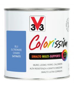 V33 Smalto Multisupporto - Blu Oltremare Chiaro - 0,5 LT