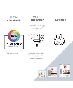 V33 Smalto Multisupporto - Blu Oltremare Chiaro - 0,5 LT