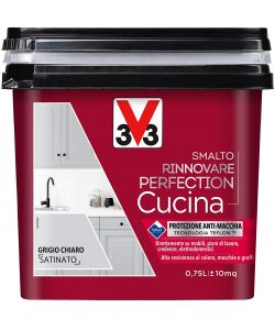 Smalto Rinnovare Cucina Grigio Chiaro Satinato