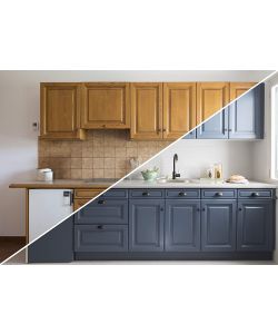 Smalto Rinnovare Cucina Nero quarzo metallizzato