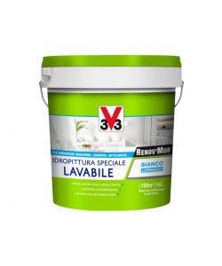 Idropittura lavabile bianca 14 Litri  V33