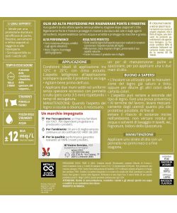 V33 Olio Rigenerante Incolore per Porte e Finestre 0,5L Esterno