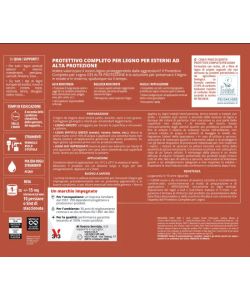 V33 Protettivo Completo per Legno BIO Incolore 2,5L Alta Protezione
