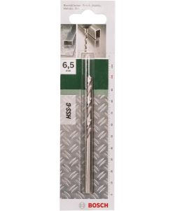 Bosch Punta per Metallo HSS-G 6.5mm Argento 118° 6.5x63x101mm