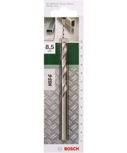 Bosch Punta per Metallo HSS-G 8,5 mm Argento 117 mm per Trapano