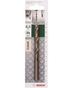 Bosch Punta elicoidale HSS-Co 8,5 mm 117 mm per metallo colore grigio