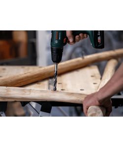 Bosch Set 5 Punte per Legno HSS 10mm Finitura Nero Ossidato