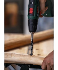 Bosch Set 5 Punte per Legno HSS 10mm Finitura Nero Ossidato