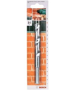 Bosch Punta per Muro 16 mm - Punta Conica 150 mm - Metallo Grigio