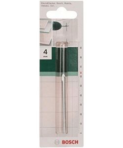 Bosch Punta per Vetro e Piastrelle 4x64mm - Carburi - Gambo Cilindrico Grey