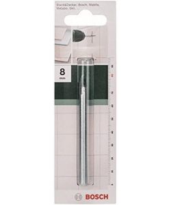 Bosch Punta per Vetro e Piastrelle 8x83 mm - Punta Pilota in Acciaio Grey