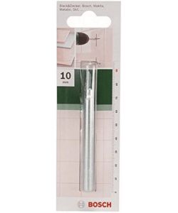 Bosch Punta per Vetro e Piastrelle 10 mm - Punta di Diamante Cromata Grigia