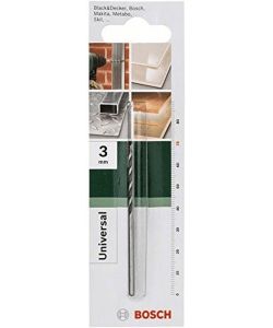 Bosch Punta Multiuso 3x40x70mm in Carburo di Tungsteno Grey