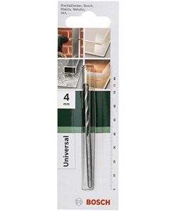 Bosch Punta Multiuso 4x40mm per Muratura Legno Metallo 75mm Grey