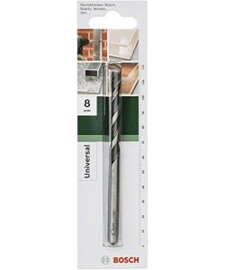 Bosch Punta Multiuso 8mm Carburo di Tungsteno - Alta Prestazione Grey