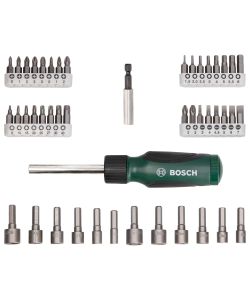 Bosch Set Avvitamento 46 Pezzi - Bit e Cricchetto - Custodia Pratica