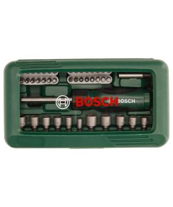Bosch Set Avvitamento 46 Pezzi - Bit e Cricchetto - Custodia Pratica