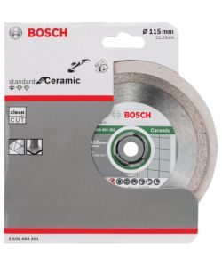 Bosch Disco Diamantato 115 mm per Piastrelle in Ceramica - Tagli Precisi