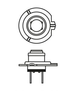 Bosch Lampadina H7 Xenon Blu 12V 55W PX26d per Fari e Fendinebbia