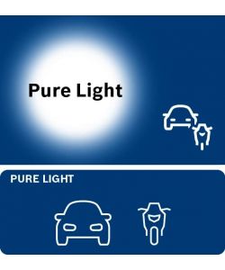 Bosch Lampadine Alogene per Luce Targa R10W Pure Light 12V - 2 Pezzi