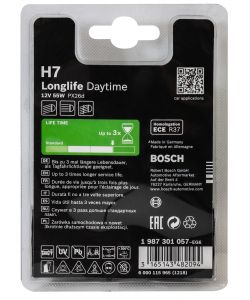 Bosch Lampadina Auto H7 Longlife Daytime 12V 55W