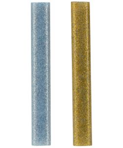 Rapid Stick di Colla Glitterati Oro e Argento - Confezione da 16 Pezzi