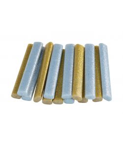 Rapid Stick di Colla Glitterati Oro e Argento - Confezione da 16 Pezzi