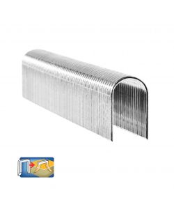 Rapid Graffe Tonde Zincate 14 mm Fissaggio Cavi Fino a 50V - 960 pezzi