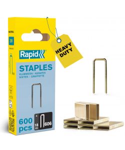 Rapid Graffe Strette Acciaio Zincato 18 mm - Confezione 600 pezzi