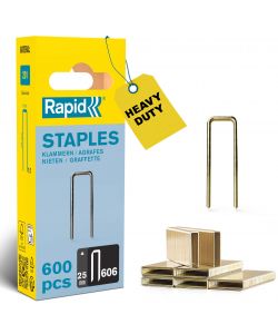 Rapid Graffe Strette Acciaio Zincato 25 mm - Confezione 600 pezzi