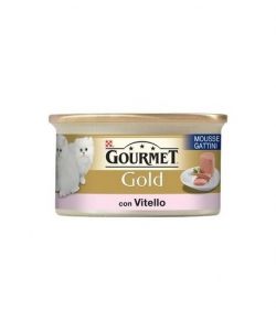 Purina Gourmet Gold Gatto Mousse per gattini con vitello 85 g