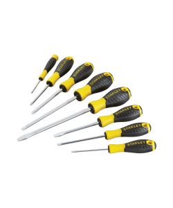 STANLEY Set 8 PZ Giraviti Essential Nero/Giallo - Utensili Manutenzione Fai-da-Te