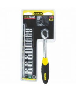 Cricch.Microtough 3/8'+ 8 Bussole 0-94-611 Stanley