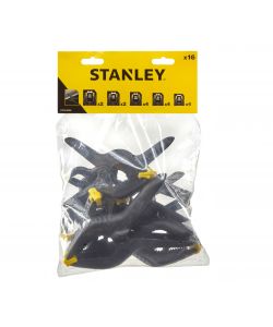 Stanley Morsetti in Plastica - Giallo/Nero - Set 16 Pezzi