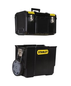 Stanley Cassetta da Lavoro Mobile 3-in-1 in Plastica Nera 1-70-326