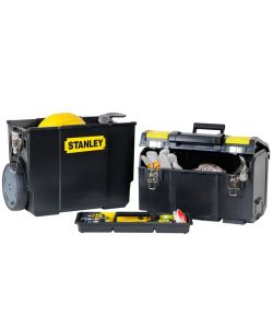 Stanley Cassetta da Lavoro Mobile 3-in-1 in Plastica Nera 1-70-326