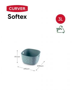 Keter Cestino Softex XS verde acqua 19,4x19,4x11,1 cm