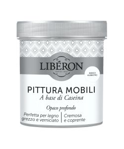 Lib�ron Pittura Mobili Bianco Alabastro 0,5 L a Base di Caseina