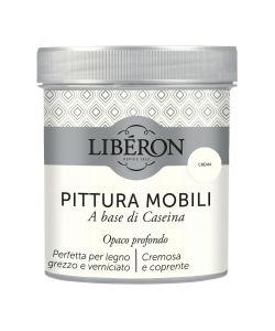Lib�ron Pittura Mobili Caseina Crema 500ml Alta Copertura Interno