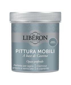 Lib�ron Pittura Mobili a base di Caseina Grigio Nordico 0,5 L Opaco